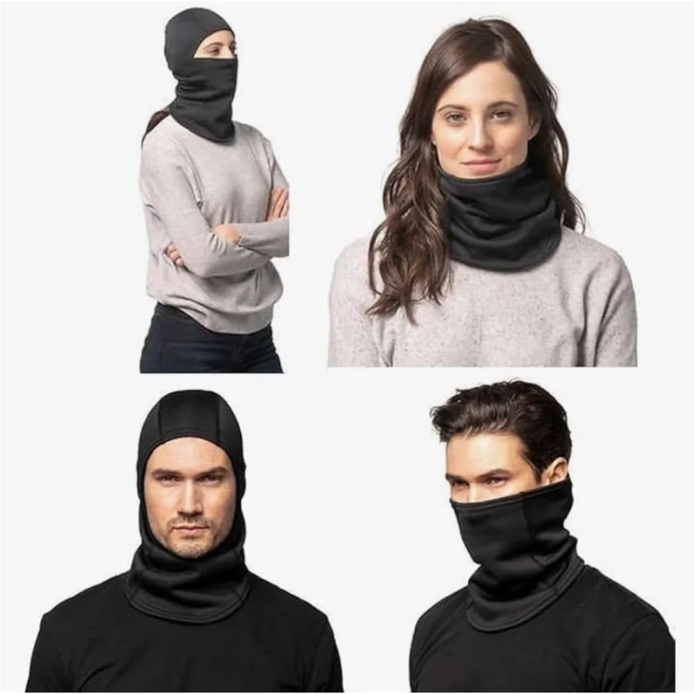 BULA Covertible Balaclava Ski Mask Winter Face Cover Unisex Small/Medium, 2 Pack